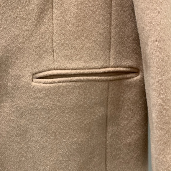 Aritzia Babaton Virgin Wool & Cashmere dusty pink long coat, size Large. - Picture 3 of 10